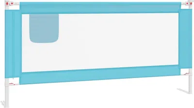 Obrázek produktu pro vidaXL Postel pro batolata Guard Blue 190x25 cm Fabric