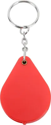 Produktbild von Mini-Lupe mit Schlüsselanhänger, 10-fache Vergrößerung, faltbar, tragbar, mit Schlüsselring, ideal zum Lesen im Freien, rot