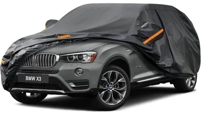 Productafbeelding van Autoplane, waterdicht en ademend, voor BMW X3 (2010-2025), 7-laags, biedt volledige bescherming tegen stof, kleur: zwart