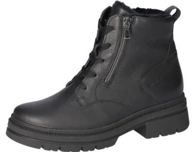 Produktbild von Waldläufer - H-Amara - Damenschnürstiefel - schwarz - Weite H 930802139001 (4,5/schwarz)