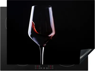 Produktbild von KitchenYeah© Herdabdeckplatte Wein wird eingeschenkt , 70x52cm, Küche Deko, Glaskeramikkochfeld Herdabdeckung, Abdeckplatte fùr Kochfeld