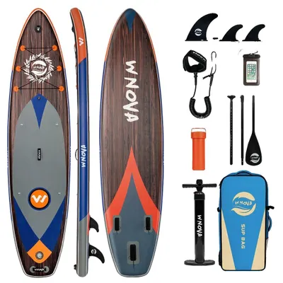 Produktbild von Aufblasbares Paddle Board, maximale Traglast 200 kg, inklusive Zubehör, W025