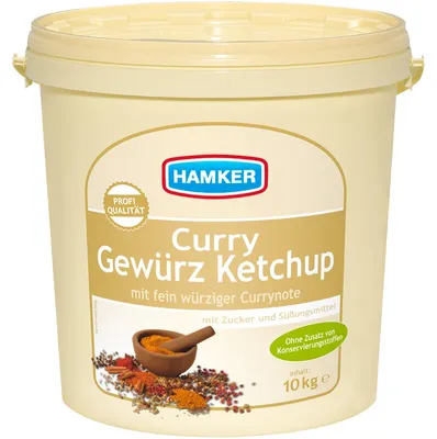 Produktbild von Hamker Gewuerzketchup mit Curry Note kraeftig wuerzig fein 10kg