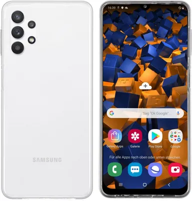 Produktbild von mumbi Hülle kompatibel mit Samsung Galaxy A32 5G Case Schutzhülle Tasche, transparent