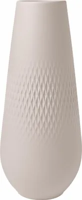 Produktbild von Villeroy & Boch Manufacture Collier beige Vase Carré hoch 11,5x11,5x26cm