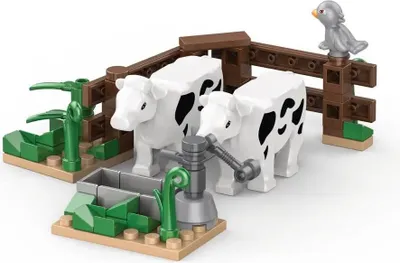 Image de Dark Side Bricks GmbH Kiddicraft KC1104 Vaches au pré