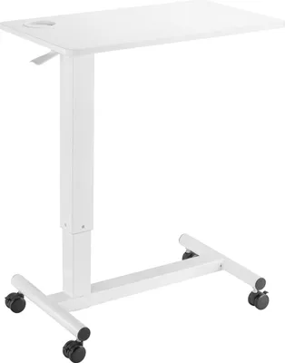 Image de Lit surélevé/abaissé/table basse avec vérin à gaz Blanc