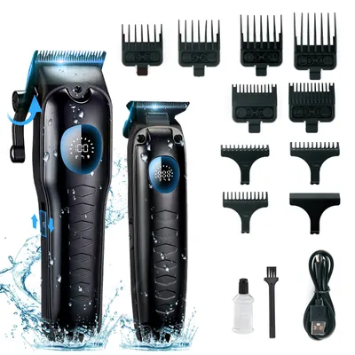 Produktbild von Haarschneider Haarschneidemaschine Profi, Bartschneider, Haarschneider 2 in 1 Set
