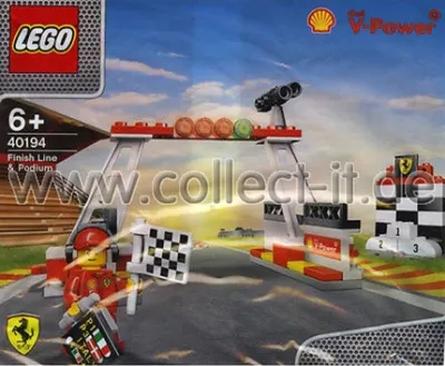 Produktbild von LEGO Shell V-Power Collection Finish Line & Podium Set, 40194 Exclusive