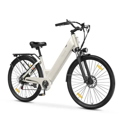 Produktbild von PIXAR C1 E-Bike 27,5 Zoll, 250W BAFANG Hinterradmotor, 36V 13Ah Samsung Akku, Shimano 7-Gang, Tiefeinsteiger, Weiß