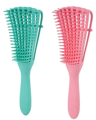 Productafbeelding van Detangling Borstel voor Krullend Haar, Set van 3