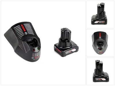 Produktbild von Bosch Starter-Set 12V mit GBA 1x Akku 6,0Ah + Schnellladegerät
