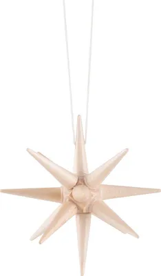 Produktbild von Christbaumschmuck Weihnachtsstern natur (7cm) von Albin Preissler
