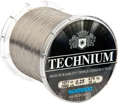 Produktbild von Shimano Fishing Technium Invisitec Grey 0,305 mm 300 m 9 kg Angelleine