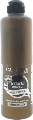 Obrázok produktu pre Cadence Akrylová farba metalická tmavozlatá 500 ml - Hybridná farba