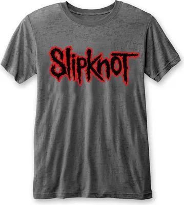 Produktbild von Slipknot - T-Shirt Logo für Herren/Damen Uni RO631 (M) (Anthrazit)