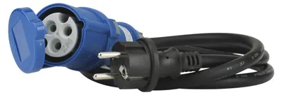Obrázek produktu pro Adaptér Caravan CEE 16 A, H07RN-F3G2,5, 1,5 m, modrý
