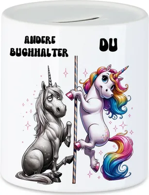 Produktbild von Andere Buchhalter Du Einhorn Spardose Buchhalterin Einzigartig Geschenkidee