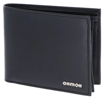 Zdjęcie produktu dla oxmox Skórzany portfel z ochroną RFID 12 cm