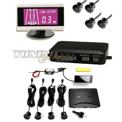 Immagine prodotto di Aiuto al parcheggio 4x SENSOR allarme di retromarcia PDC WIRELESS MONITOR per molti veicoli