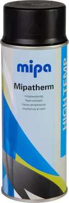 Produktbild von Mipa Mipatherm Spray schwarz 400ml bis 800°C Thermolack Auspuff Ofenlack