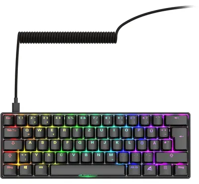 Produktbild von SKILLER SGK50 S4 Gen2 (schwarz, DE-Layout, Gateron Yellow)