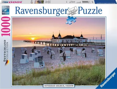Image de puzzle Ravensburger 1000 pièces Ostseebad Ahlbeck, Usedom 19112