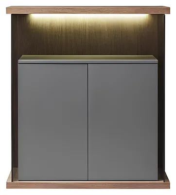 Zdjęcie produktu dla Designerska komoda kredens niska szafka salon półka luksusowe podświetlenie