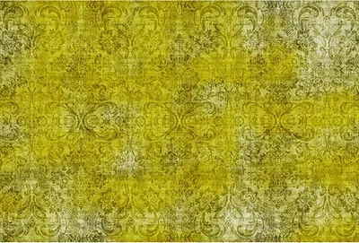 Produktbild von Tadessi Fototapete | Barock | 4.00 m x 2.70 m | Grün | Gelb | Wandbild | Digitaldruck