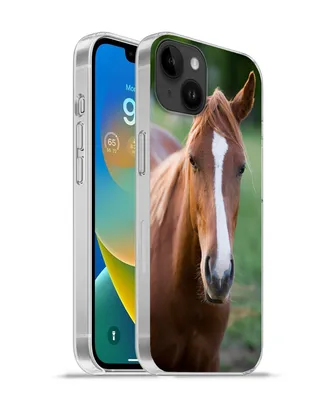 Produktbild von MuchoWow® Handyhülle Schutzhülle Hülle für Apple iPhone 14 Plus - Soft case Pferd - Natur - Porträt Silikon Softcase Handy Hülle - Abbildung