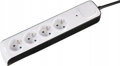 Zdjęcie produktu dla Hama P2223762, 4 x gniazdo sieciowe, Typu E, 250 V, 16 A, 3680 W, 18000 A