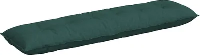 Zdjęcie produktu dla vidaXL Poduszka na plecy ciemnozielona 180 x 19 x 50 cm tkanina