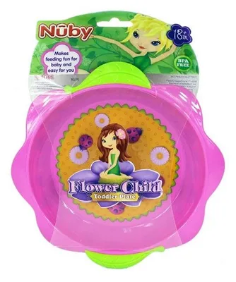 Produktbild von Nuby Baby Teller - Flower ab 6 Monaten