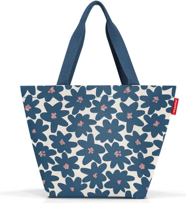 Produktbild von reisenthel shopper M, Einkaufstasche, Tragetasche, Daisy Blue, 15 L, ZS4106