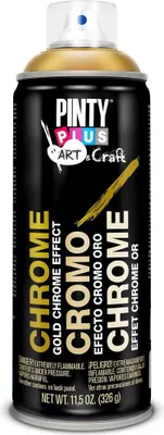 Obrázek produktu pro pintyplus umělecká a řemeslná barva ve spreji 520cc zlatý chromový efekt c151