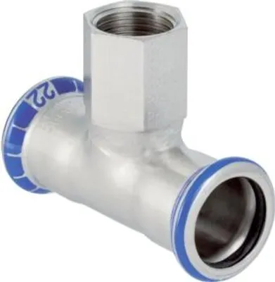 Produktbild von Geberit 81326 Mapress Edelstahl T-Stück mit IG