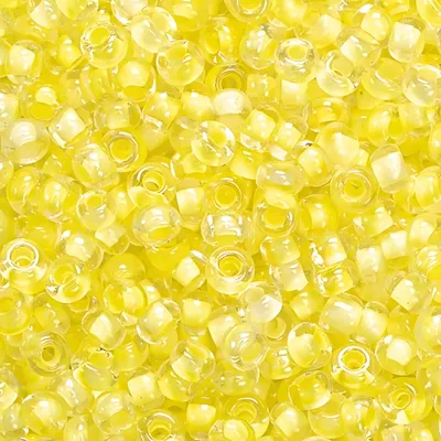 Produktbild von KNORR PRANDELL 216105041 Böhmische Rocailles Ø 25 mm Glas zitronengelb