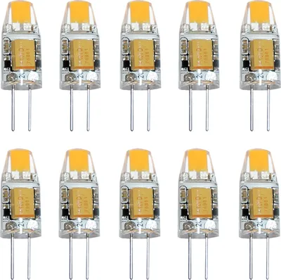 Produktbild von 10 x LED G4 COB 1W 12V warmweiß 2700K 100lm Ersatz für Halogenleuchtmittel 10W 360°
