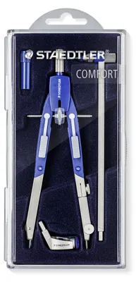 Produktbild von STAEDTLER Mars comfort 552 Schnellverstellzirkel, Verlängerungsstange, Universaladapter und Ersatzteildose