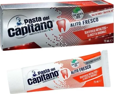 Produktbild von Pasta del Capitano Original Frischer Atem Zahnpasta mit Bio-Minze 75 ml