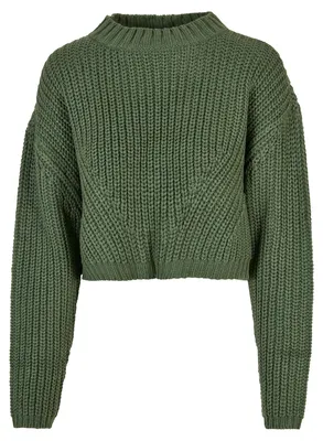 Produktbild von Urban Classics - Sweatshirt für Damen weite Ärmeln TN220 (3XL) (Salbei)