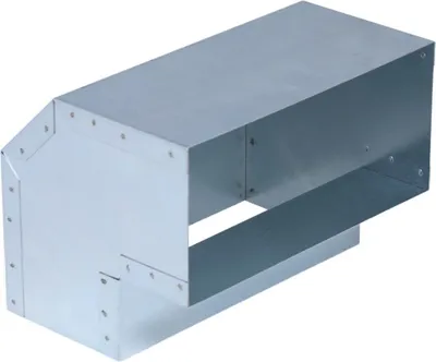 Produktbild von Flachkanal Übergang Wand-Boden 90°, 200 x 90 mm
