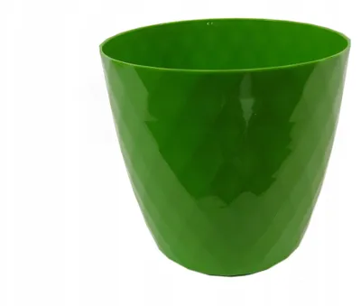 Produktbild von Don-Plast Grüne Kunststoff-Blumentopf 14cm Rund