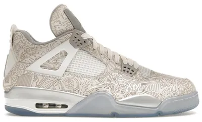 Image de Jordan 4 Retro, édition anniversaire du 30e anniversaire, modèle Laser - Taille EU 45