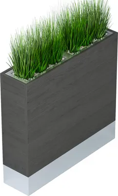 Produktbild von BALI | Bistro Raumtrenner | L120xH107cm | 24 Liter | Pflanz Kasten | Trog Blumen Topf Kübel Teiler Gastro Trennwand Sichtschutz