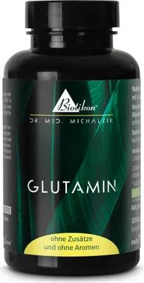 Produktbild von Glutamin nach Dr. med. Michalzik ohne Zusatzstoffe - von BIOTIKON®