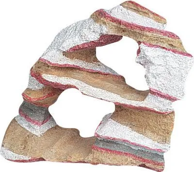 Produktbild von Flamingo Aquariendeko Regenbogenfels, Maße: 11,2 x 6,0 x 9,5 cm