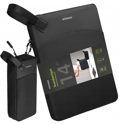 Produktbild von 14 Zoll Wasserdichte Laptoptasche mit Gadget Case