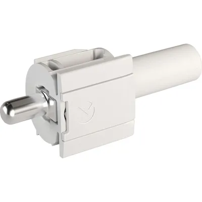 Produktbild von Regalbodenträger Kintai Bohr ø 5 mm, Steckbodenträger vernickelt weiß