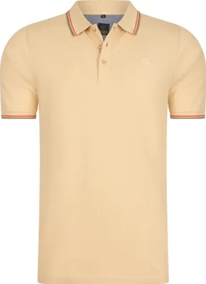 Produktbild von Mario Russo Poloshirt Edward – Herren-Poloshirt – Poloshirts für Herren – Baumwolle – Beige – 3XL